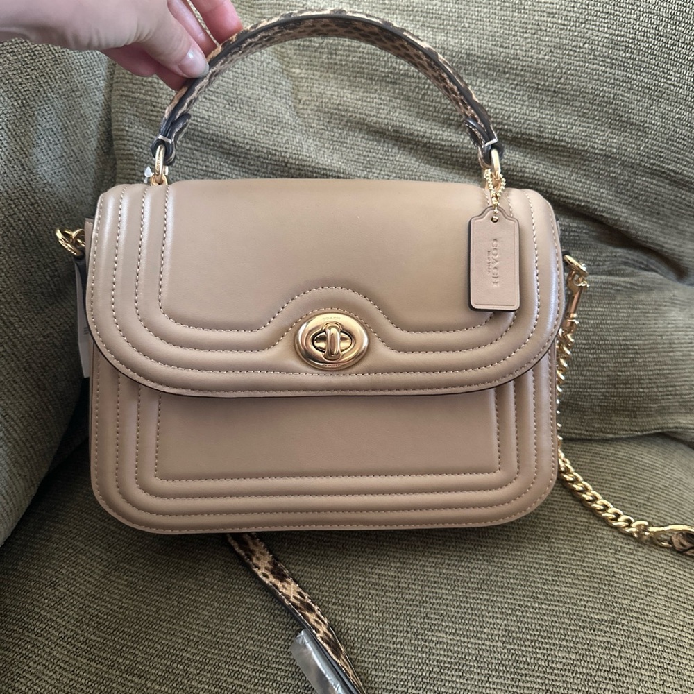 New with tags Coach quilted Marlie